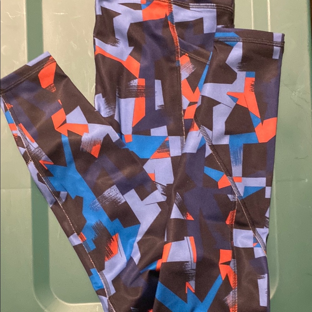 Geometric Patterned Kids Leggings